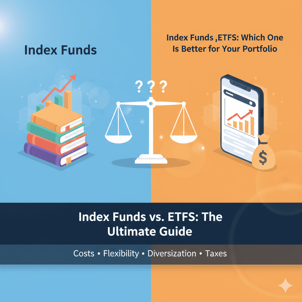 Comparison between Index Funds and ETFs for beginner investors